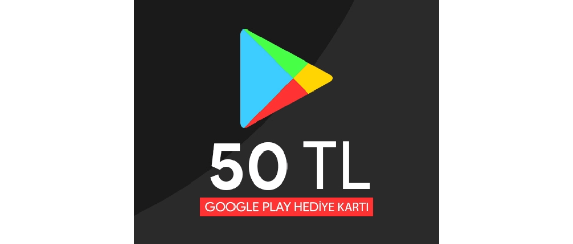 50 TL Google Play Hediye Kartı