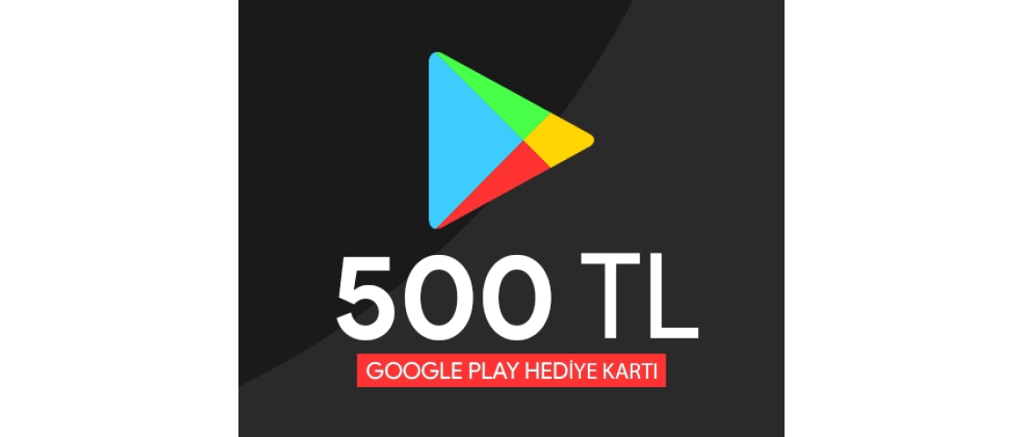500 TL Google Play Hediye Kartı